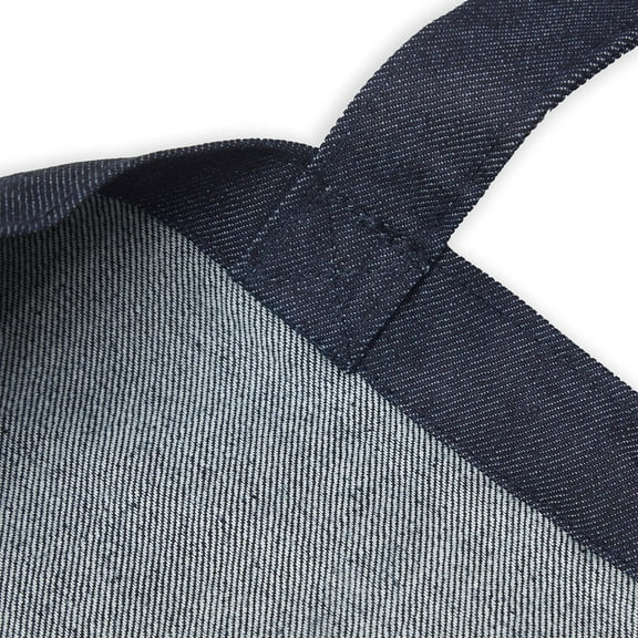 FWD 10 Oz Denim Tote Bag Human Made Medium Heavy Duty Reusable Blue Cotton For Travel, Groceries, & More