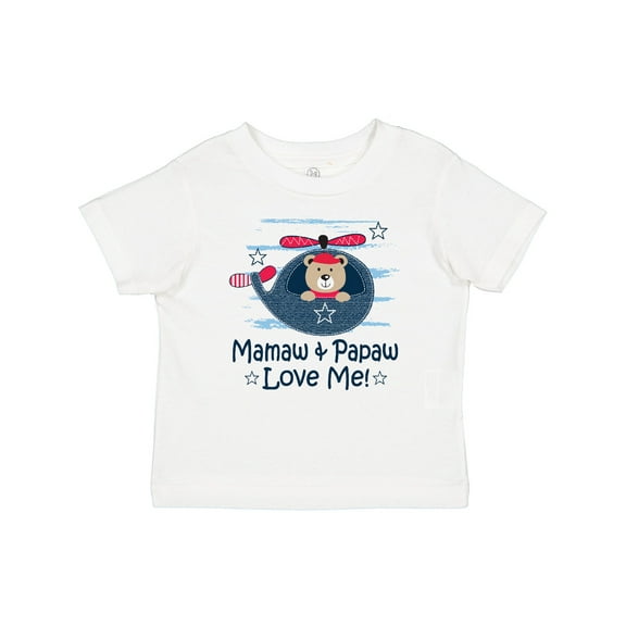 Inktastic Mamaw and Papaw Love Me Boys Baby T-Shirt