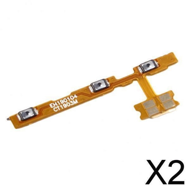 Cable Flexible de Interruptor de Botón de Volumen de Alimentación CUTICAT 2 piezas
