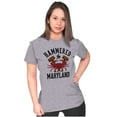 thumbnail image 4 of Hammered in Maryland Funny MD Party Womens Fitted Plus Size Graphic Tee Brisco Brands 2X, 4 of 5