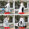 thumbnail image 5 of EUDIDV Lightweight Raincoat Women Hooded Rain Ponchos EVA Zipper Windbreaker Raincoat Rainwear Durable Rain Shield Raincoat for Adults, 5 of 6