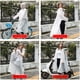 thumbnail image 5 of Ganfancp Mujeres con Capucha Ponchos de Lluvia Eva Cremallera Rompevientos Impermeable Impermeable Ofertas Del Día 1Pc Vestido, 5 of 6