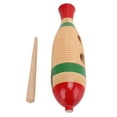thumbnail image 3 of Guiro con forma de pez, guiro de madera, guiro recto de pez colorido, juguete de percusión de guiro elaborado con cuidado, 3 of 12