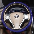thumbnail image 2 of Bling Steering Wheel Cover Black for Women Car, 15 Inch Universal with Black Crystal Rhinestone Diamond Cool Bling Accessories Anti-Slip Wheel Protector, 2 of 7