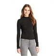 thumbnail image 1 of Aeropostale Womens Ribbed Mock Tank Top, Negro, Grande Aeropostale Camiseta sin mangas, 1 of 1