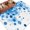 Blue, variant on Red Gradient 2'x6' Runner Rugs for Hallway Kitchen Bedside Non Slip Washable, Abstract Polka Dots Vintage Modern Art Entryway Rug Runners with Rubber Backing, Long Carpet Runner for Laundry Room