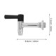 thumbnail image 2 of unbranded Para De Agua Negro Con De Inoxidable Y Cuerpo ABS Resistente, 2 of 8