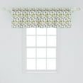 thumbnail image 2 of Ambesonne Exotic Window Valance, Saguaro Plant Floral, 54" X 18", Lime Green and Slate Blue, 2 of 3