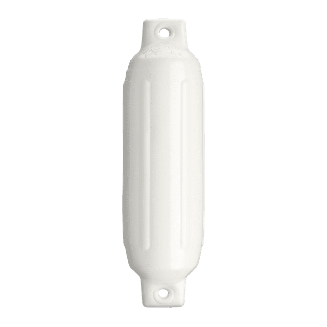 Polyform Garde-Boue 68-323-692 G-1 White; Côtelé; Cylindre; Design Il Jumeau; Blanc; PVC; Simple
