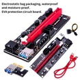 thumbnail image 4 of Xingzhi Computer PCI-E 1x to 16x Adapter Board 6pin Power Port Expansion Card Fast Speed PCI-Express Extender Miner Equipment Black USB Cable, 4 of 8