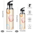 thumbnail image 2 of Yayeee 20oz Insulated Water Bottle Double Wall Stainless Steel with Flip Straw Lid, Watercolor Seashell, 2 of 7