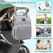 Diaper Bag Backpack, Baby Bag Diaper Bag with Changing Station Baby Girl Boy Waterproof Diaper Bag for Travel Baby,Rinder