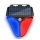 thumbnail image 1 of Aolyty Luces de advertencia estroboscópicas solares 90 dB alarma al aire libre 4 modos de trabajo energía solar sensor de movimiento luz de alarma IP65 impermeable seguridad sirena luz para pastos cas, 1 of 1