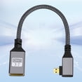 thumbnail image 4 of Adaptador Micro HDMI Compatible con HDMI V2.0 4K @ 60HZ nailon trenzado 20CM, 4 of 6