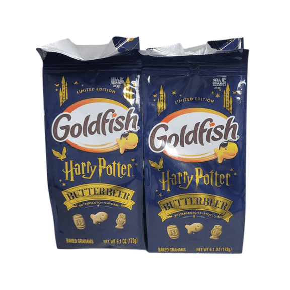 Limited Edition Harry Potter Butterbeer Goldfish ( 6.1oz) 2 Pack