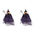 thumbnail image 1 of Colgantes Muñeca Calabaza Halloween Terror para Accesorios Casa Encantada () Púrpura, 1 of 4