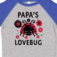 thumbnail image 4 of Inktastic Valentine's Day Papa's Lovebug Boys or Girls Toddler T-Shirt, 4 of 5