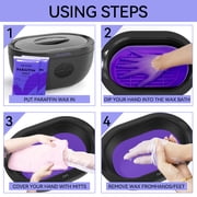 WAXKISS Paraffin Wax Machine for Hands and Feet, 3000ml Touchscreen Wax Warmer with Moisturizing Paraffin Spa Kit, Home Spa Treatment for Smooth and Soft Skin