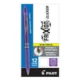thumbnail image 2 of Pilot FriXion Clicker Retractable Erasable Gel Pens, Fine Point, Purple Ink, Dozen Box -31455, 2 of 5