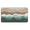 Dazzle, variant on FRABE Non-Slip Bathroom Rug Ultra Soft Washable Absorbent Quick Dry Ocean Beach Theme Bath Mat with Starfish Shell in Sage Green and Sand 20" x 32"