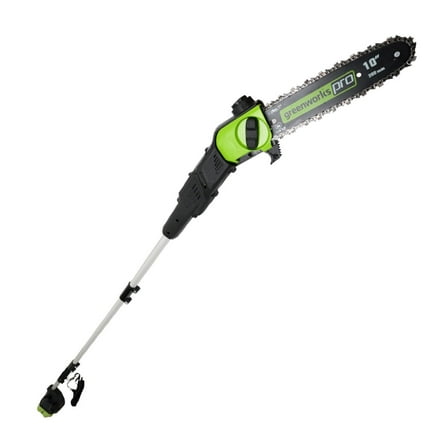 Greenworks Pro 10-Inch 80V Cordless Pole Saw, Battery and Charger Not Included PS80L00
