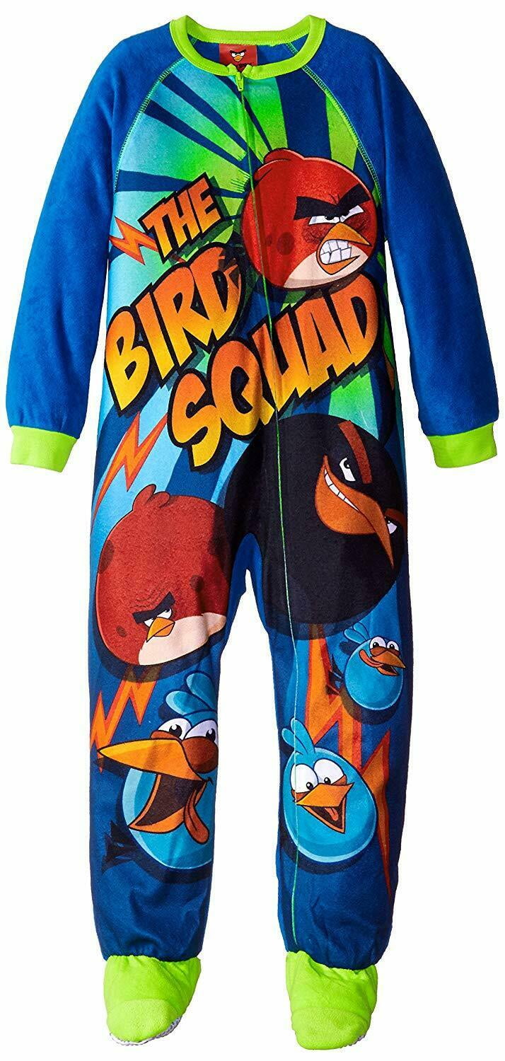 Angry Birds Footed Sleeper Blanket Pajama Boy Size M 8