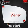 thumbnail image 5 of exactafit 8136R Passenger Side Mirror Glass Replacement Fits Mercedes Benz ML Class ML320 ML350 ML500 ML56 Right Hand 3m Adhesives, 5 of 5