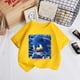 thumbnail image 2 of Camiseta de pareja para niños de 2 a 12 años, ropa de verano de Sonic para niños, ropa para niñas, niños, madres y niños, 2 of 5