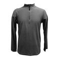 thumbnail image 1 of Sudadera Athletic Works para Hombre, Medio cierre Negro Talla EG, 1 of 4