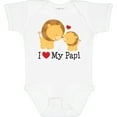 thumbnail image 3 of Inktastic I Love My Papi Childs Boys or Girls Baby Bodysuit, 3 of 5
