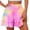 Hot Pink, variant on LEBONYARD Womens Shorts with Pockets,Women's Shorts for a Cool and Relaxed Look,Women's Summer Solid Color High Waisted Shorts with Floral Pleated Hem Casual Shorts Light Blue M