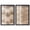 Black Frame, variant on Unsewn Ginkgo & Streamline Scallop Shadowbox Print Gold Boho Wall Decor Set by Art Remedy, White Frame, 16 x 24