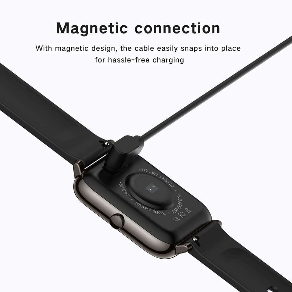 Portable Magnetic Smart Watch Charger USB Charging Cable Cord Replacement  for P22D Smartwatch only, A 2 Pin Magnetic Suction USB Charging Cable for  Smartwatch Black | Walmart Canada