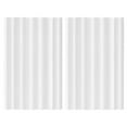 thumbnail image 2 of Clear Shower Curtain Liner, Shower Curtains for Bathroom, White Shower Curtain, Sheer Fabric Shower Curtain with Liner, Includes Magnetic Weights and Chrome Split Rings, 70.87x70.87", 2 of 8