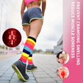 thumbnail image 4 of 6 Pairs Medical Sport Compression Socks - 15-31mmhg Graduated Knee-High Support for Men & Women, Ideal for Soccer, Running, and Nurses, 4 of 6