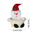 thumbnail image 3 of Hometravel Christmas Candy Basket, Holiday Table Decoration Bowl, Festive Treat Container for Party Display and Gift Giving, 3 of 6