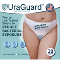 thumbnail image 2 of UraGuard 90 Count Ultra-Thin Protective Bacteria Shield for Women – Disposable Underwear & Briefs Comfort Barrier, 2 of 5
