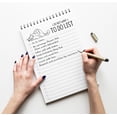 thumbnail image 4 of Inkdotpot To Do List Notepad 6 X 9 Paper Stationery, Cat Spiral Notepad Daily Checklist- Motivational Organizer Planner List Pad- Notepad Tear Off (50 Sheets), 4 of 5