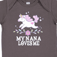 thumbnail image 4 of Inktastic My Nana Loves Me Unicorn Girls Baby Bodysuit, 4 of 5