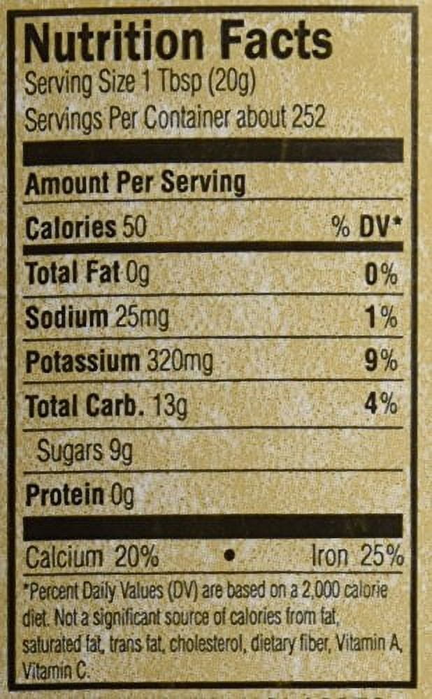 Golden Barrel Bulk Unsulfured Blackstrap Molasses Jug (128 Fl Oz)