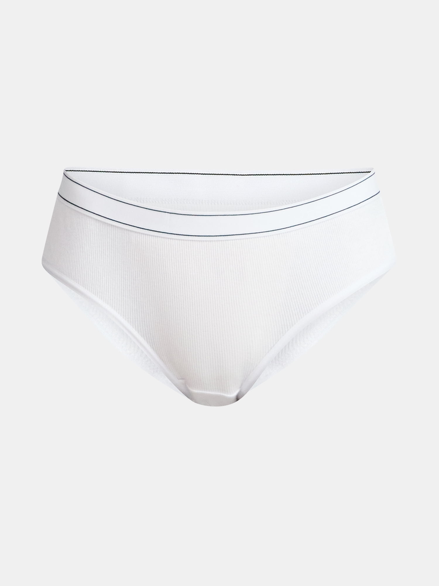 No Boundaries Stretch Ribbed Hipster Panties, 5-Pack, Women's