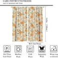 thumbnail image 2 of Floral Blackout Curtains, Watercolor Floral Boho Flower Decoration Curtains Window Treatments for Living Room Bedroom Kithen Decor 2 Panel Sets, 55x63 Inch, 2 of 6