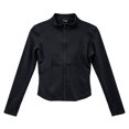 thumbnail image 4 of Women's Running Jacket Long Sleeve Zip Up Slim Sports Jacket UPF 50+ Lightweight Training Jacket Yoga Gym Fitness Tops with Thumb Hole Soft Lightweight Jacket Daily Travel Outfits, 4 of 8