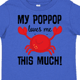 thumbnail image 4 of Inktastic My Poppop Loves Me Boys or Girls Toddler T-Shirt, 4 of 5