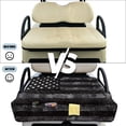 thumbnail image 6 of Yuyamidu Black American Flag Golf Cart Seat Covers with Pockets Patriotic Golf Cart Seat Towel Blanket for Club Car Seats Covers Accessories, 4th of July, 6 of 8