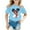 Blue, variant on Girls Shirts Size 7-8 Cute Cartoon Graphic Tees Summer Clothes Short Sleeve T-Shirt Casual Round Neck Pullover Tops Gifts for Fashion Cool Girl Black 7-8 Years