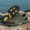 thumbnail image 6 of Men'ssneakers Outdoor Oversized Hiking Boots Low Top Hiking Sneakers Army Green 45, 6 of 6