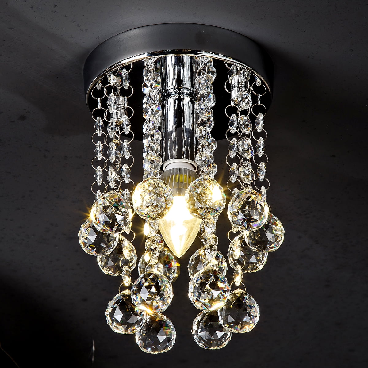 small chandeliers flush mount