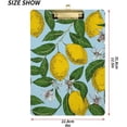 thumbnail image 2 of FMSHPON Lemons Hand Drawn Retro Citrus Fruits Clipboard Hardboard Wood Nursing Clip Board and Pull for Standard A4 Letter 13x9 inches, 2 of 7