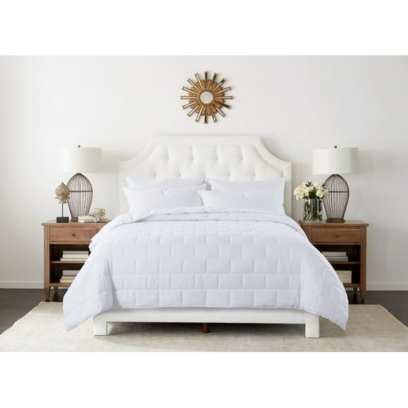 St. James Home Subway Down Alternative Bed Blanket, White, King